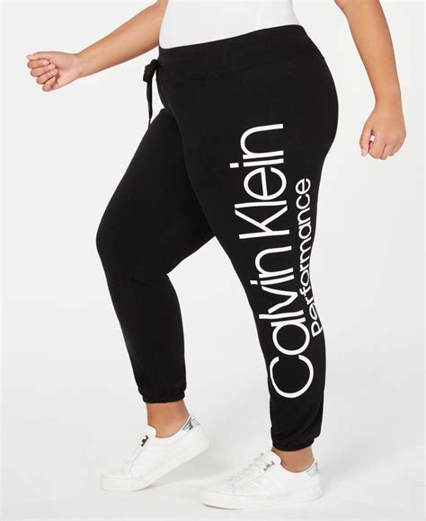 calvin klein plus size joggers.